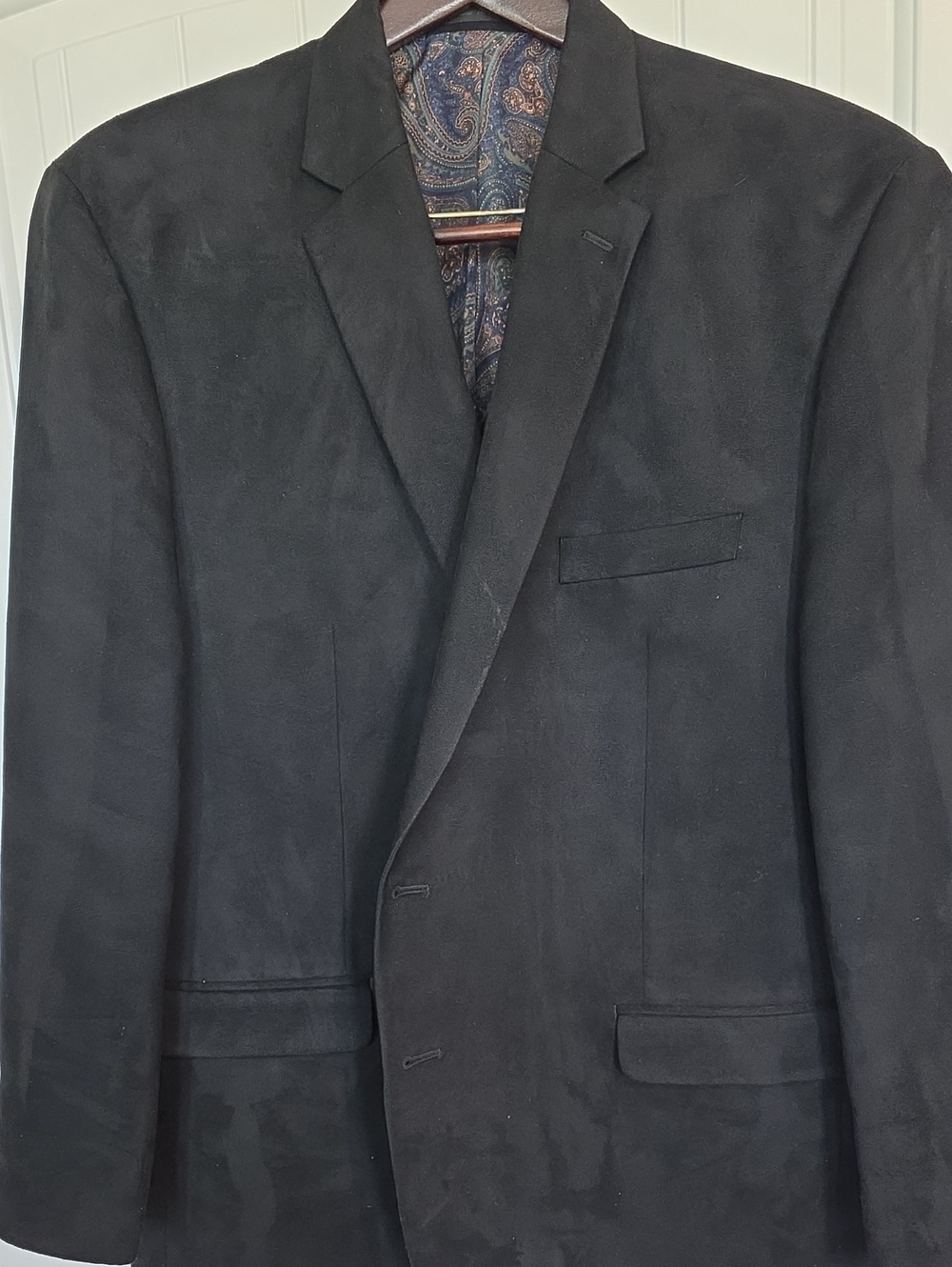 Jos. A. Bank Black Suede Sport Coat